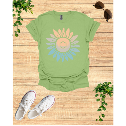 Sunflower Mandala Unisex Softstyle T-Shirt - Boho Chic Vibes