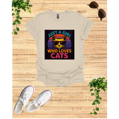 Just a Girl Who Loves Cats T-Shirt