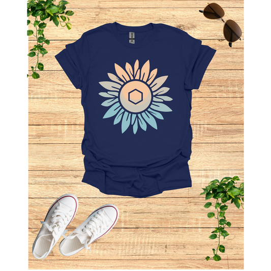 Sunflower Mandala Unisex Softstyle T-Shirt - Boho Chic Vibes