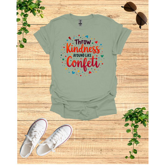 Confetti Kindness Unisex T-Shirt - Celebrate Positivity