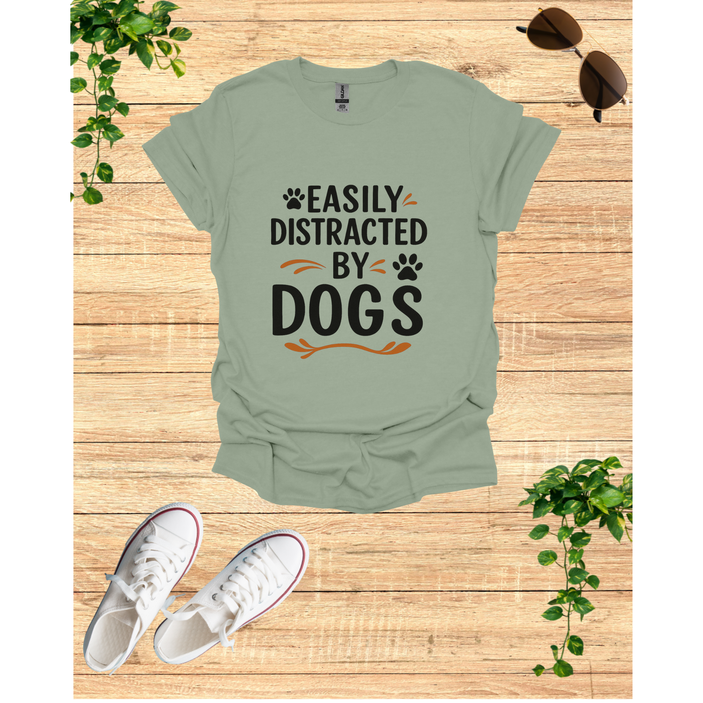 Easily Distracted by Dogs Unisex Softstyle T-Shirt | Fun Dog Lover Tee, Perfect for Pet Owners, Birthday Gift, Casual Wear, Dog [...]
