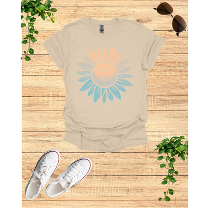 Sunflower Mandala Unisex Softstyle T-Shirt - Boho Chic Vibes