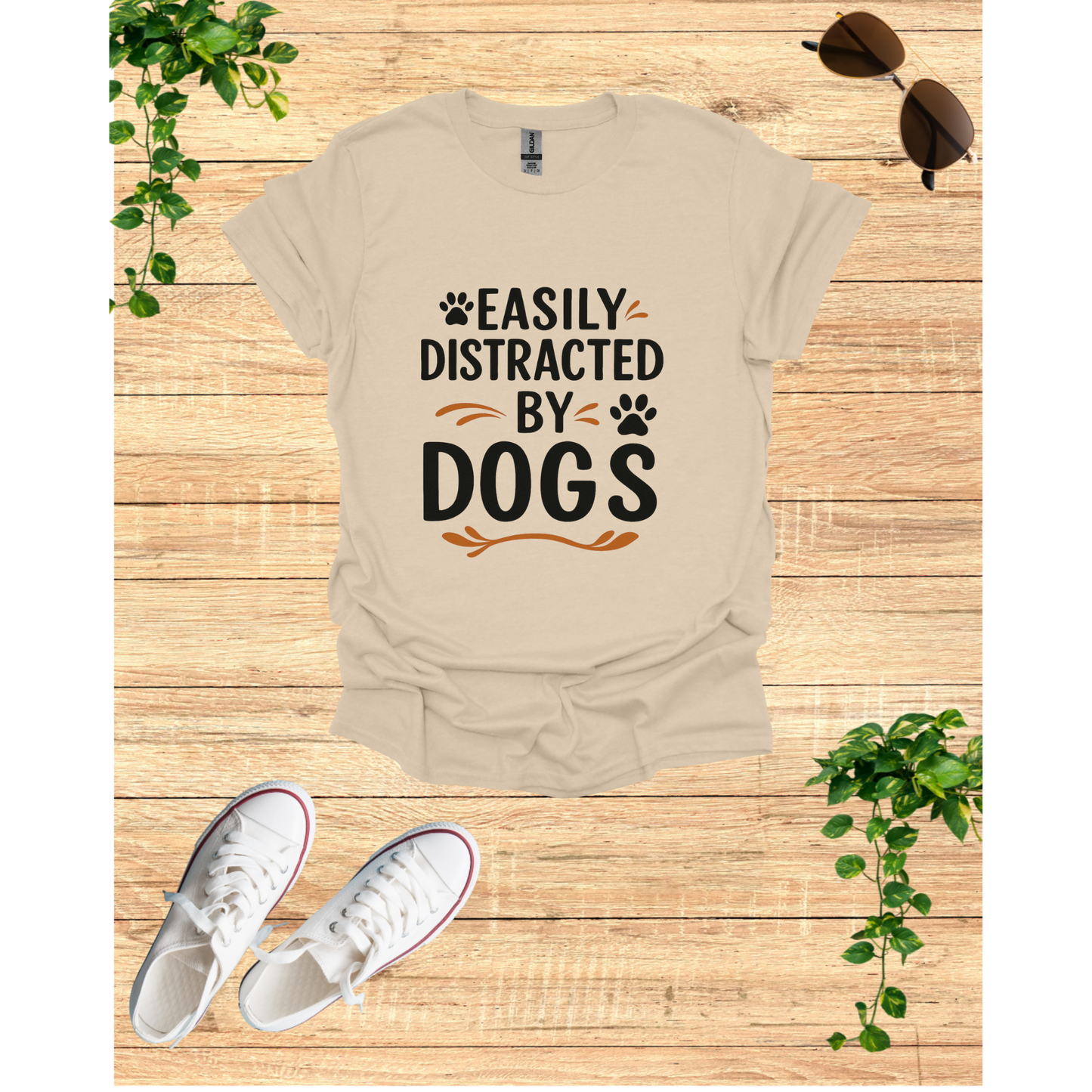 Easily Distracted by Dogs Unisex Softstyle T-Shirt | Fun Dog Lover Tee, Perfect for Pet Owners, Birthday Gift, Casual Wear, Dog [...]