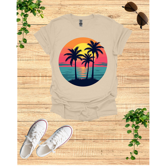 Sunset Retro -Shirt